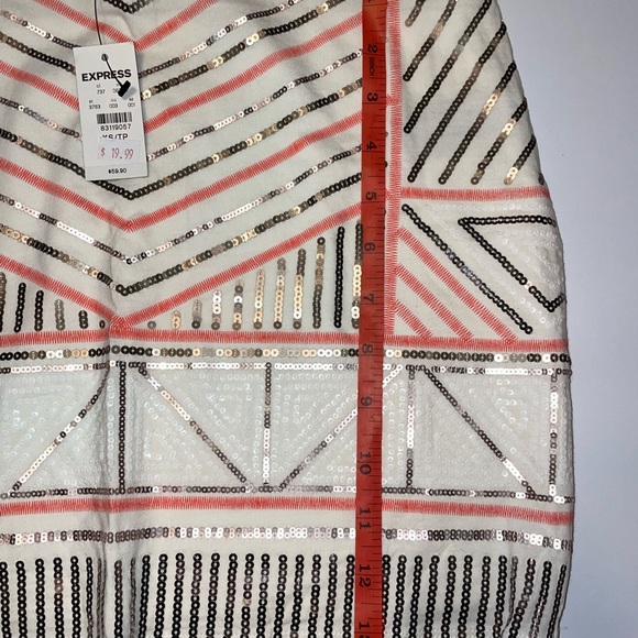 Sequin mini skirt - Picture 3 of 5